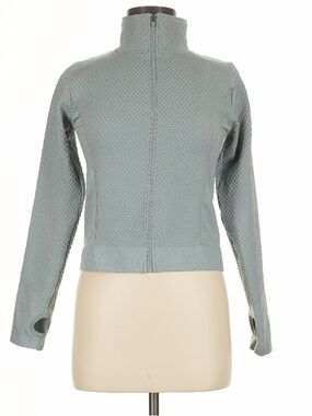 Bailey 44 Teal Textured Zip Jacket Size Large